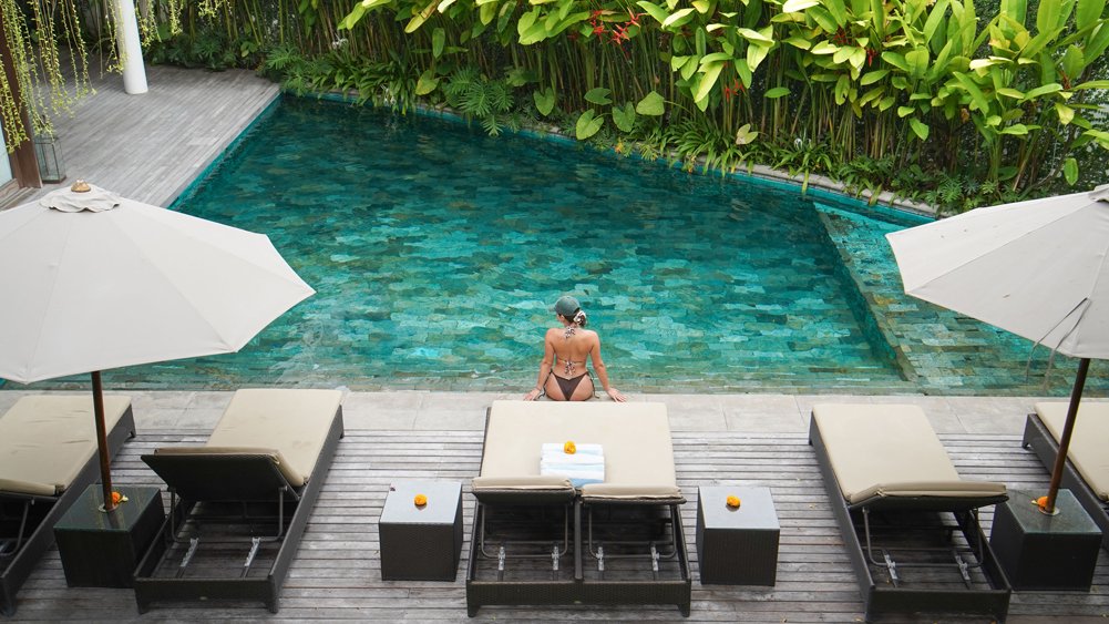 Elite Havens - Villa Indrani - Canggu - Bali Indonesia - Relaxing pool area